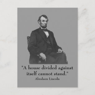 Postal 16.º Presidente Abraham Lincoln