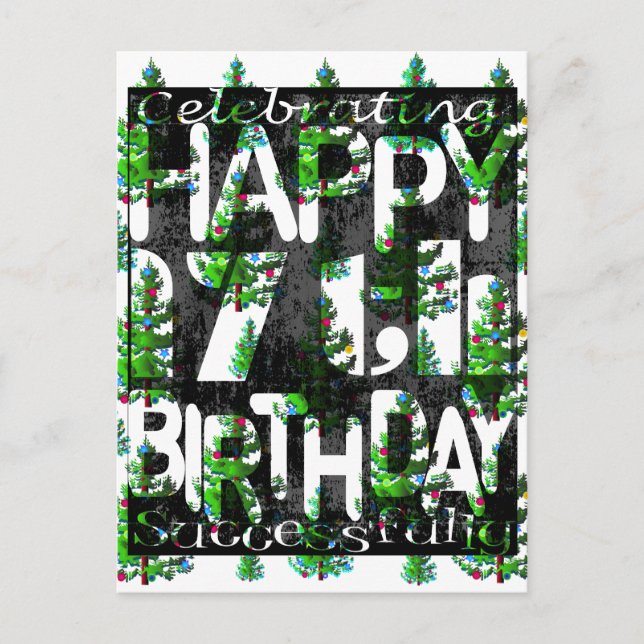 Postal 17.º cumpleaños (Anverso)