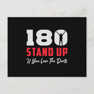 Postal 180 Darts Bullseye Dart Dartboard Arrow Gracioso G