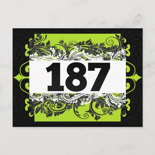 POSTAL 187 (Anverso)