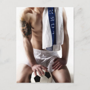 Postal 1873a Soccer Jock