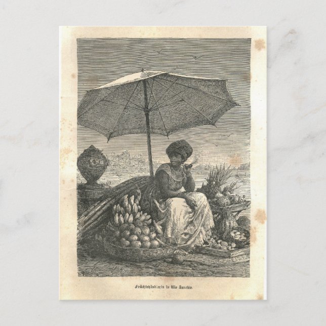 Postal 1877 Imprimir Río de Janeiro, la Tierra y sus pueb (Anverso)