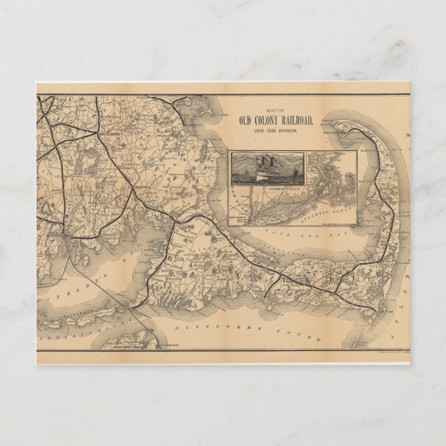Postal 1888_Old_Colony_Railroad_Cape_Cod_map (Anverso)