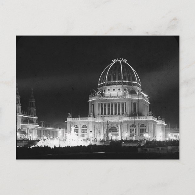 Postal 1893 Columbia Exposition, Edificio de Administraci (Anverso)