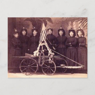 Postal "1899: Departamento de Bomberos de Todas las Mujer