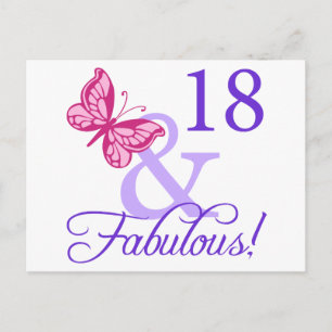 Postal 18 Y Fabuloso Cumpleaños