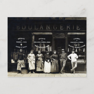 Postal 1900 Parisian Bakery