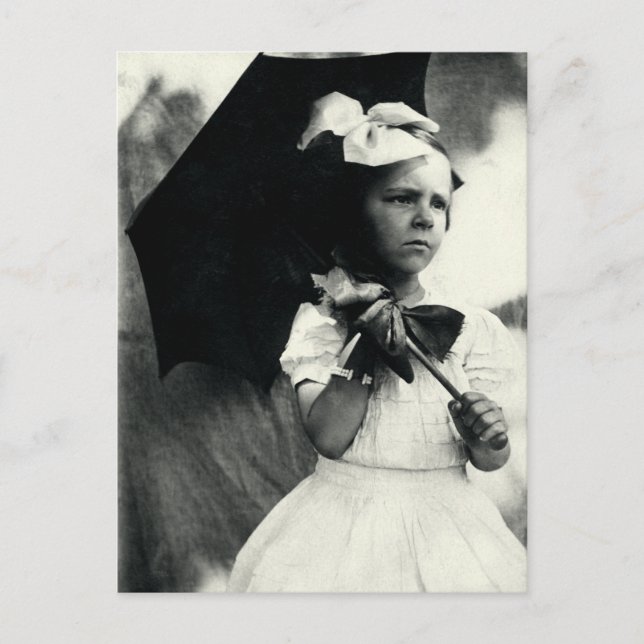 Postal 1905 Una Niña Enorme (Anverso)
