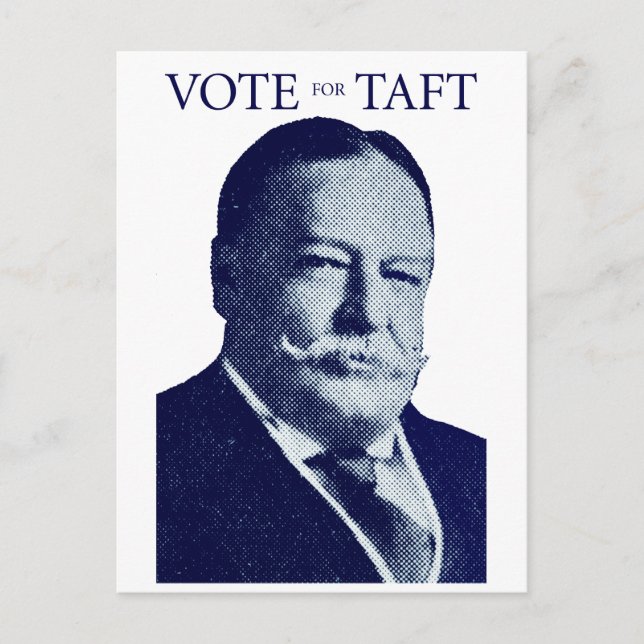 Postal 1912 Votación por Taft (Anverso)
