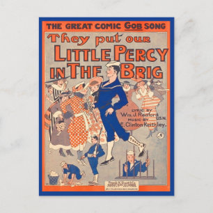 Postal 1919 pusieron nuestra piedad en la niebla