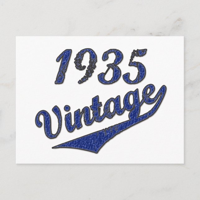 Postal 1935 Vintage (Anverso)