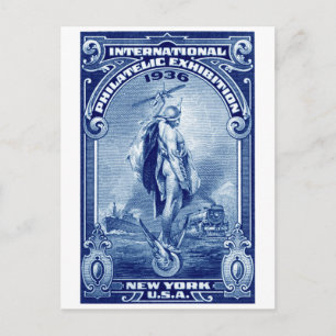 Postal 1936 International Philatelic Expo Nueva York