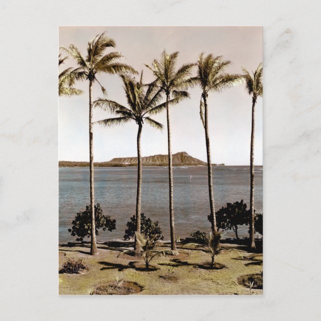 Postal 1940 Diamante Head Hawaii (Anverso)