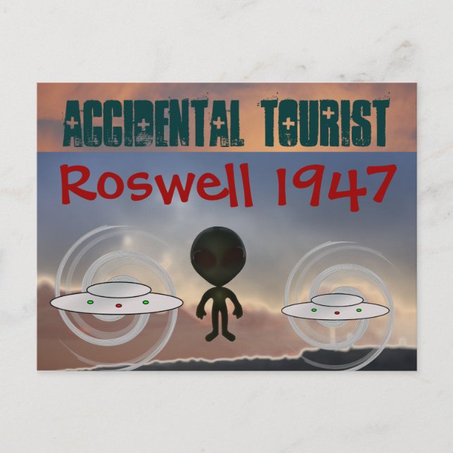 Postal 1947 de Roswell (Anverso)