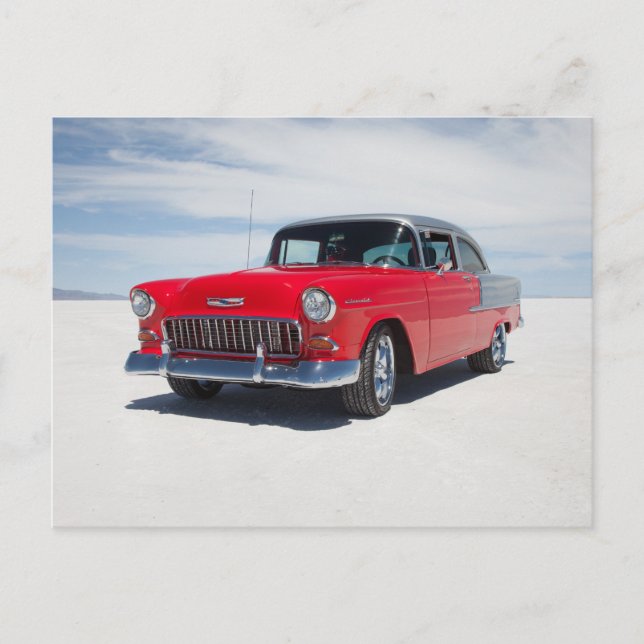 Postal 1955 varilla de calado gruesa, vara de calle, "tri (Anverso)