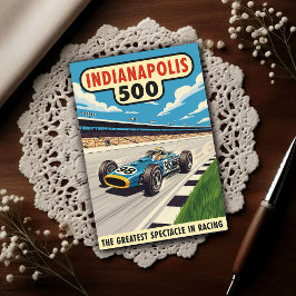 Postal 1960s Indianapolis 500 Vintage
