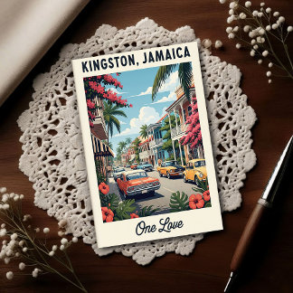 Postal 1960s Vintage Jamaica Travel 