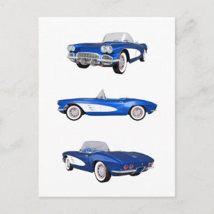 Postal 1961 Corvette C1: