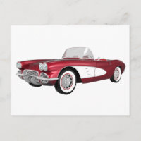 1961 Corvette C1: Acabado de Apple de caramelo:
