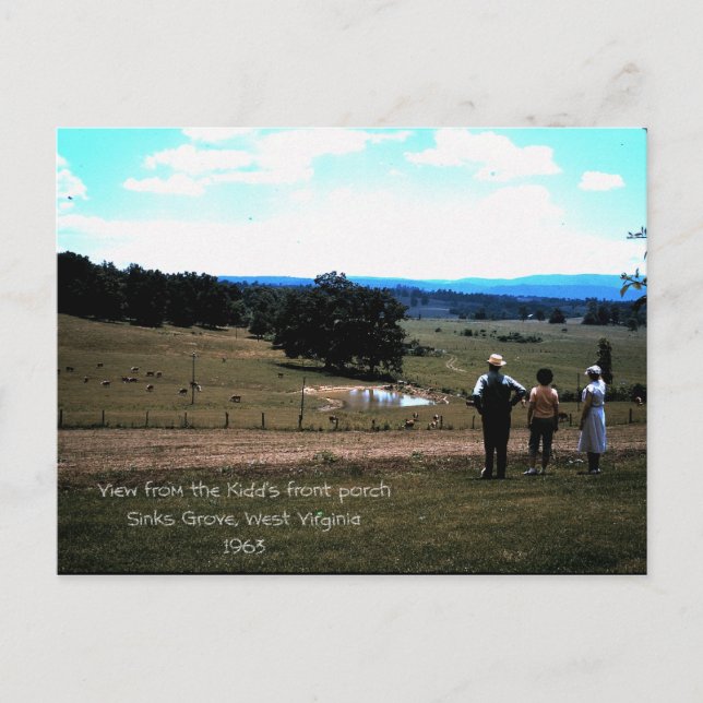 Postal 1963 Monroe Co Sinks Grove Henry Mom Nana, Ver... (Anverso)