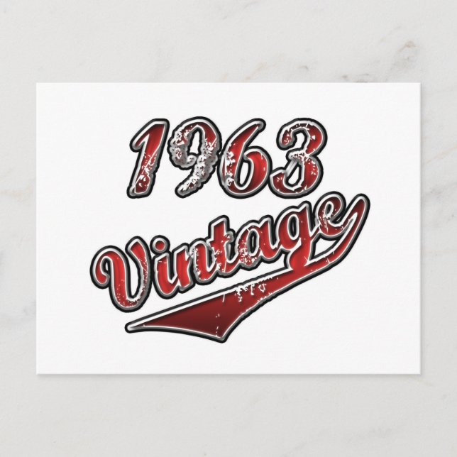 Postal 1963 Vintage (Anverso)
