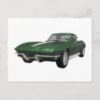 1967 Corvette Sports Car: Green Finish: