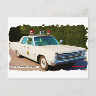 Postal 1968 Furia de Plymouth III