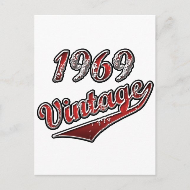 Postal 1969 Vintage (Anverso)