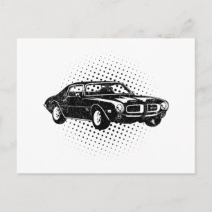 Postal 1970 Pontiac Firebird 400 Ram Air