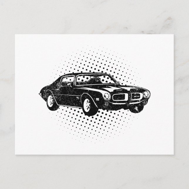 Postal 1970 Pontiac Firebird 400 Ram Air (Anverso)