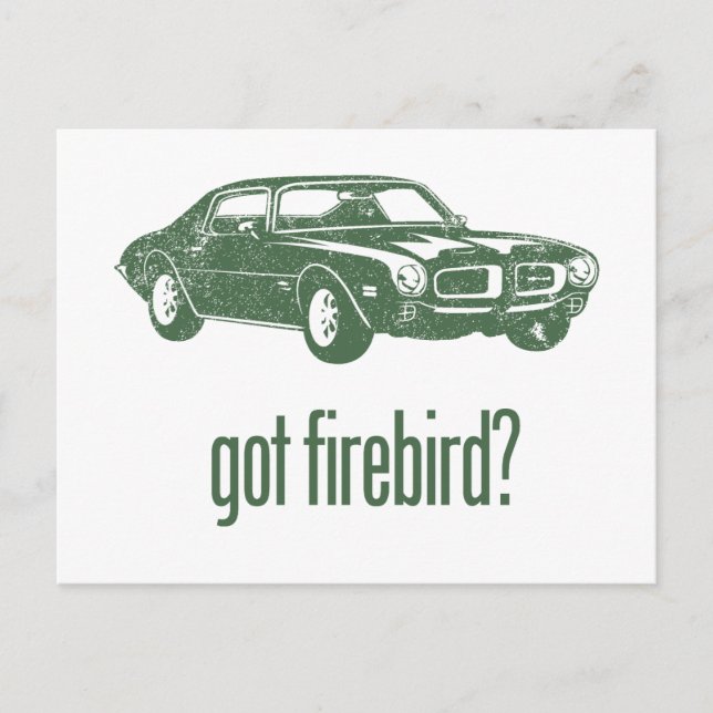 Postal 1970 Pontiac Firebird 400 Ram Air (Anverso)