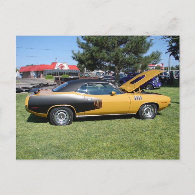 Postal 1971 Plymouth "Cuda" 440 (Anverso)