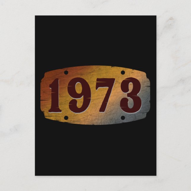 POSTAL 1973  DE ÉPOCA (Anverso)