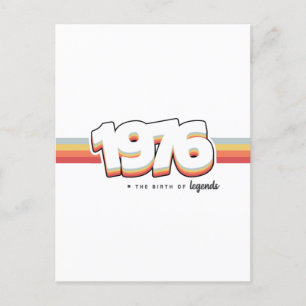 Postal 1976 El nacimiento de leyendas