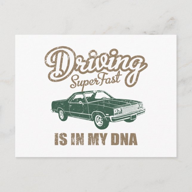 Postal 1977 Chevrolet El Camino (Anverso)