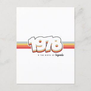 Postal 1978 El nacimiento de las leyendas