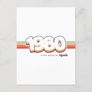 Postal 1980 El nacimiento de las leyendas
