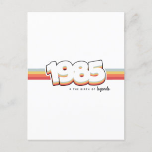 Postal 1985 El nacimiento de leyendas