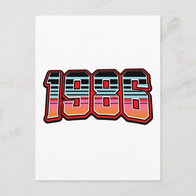 POSTAL 1986 (Anverso)