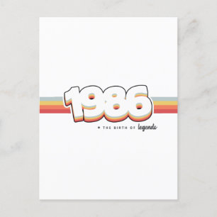 Postal 1986 El nacimiento de leyendas