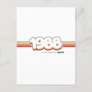 Postal 1988 El nacimiento de leyendas