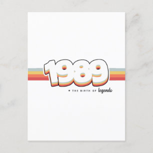 Postal 1989 El nacimiento de leyendas
