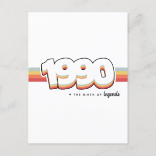 Postal 1990 El nacimiento de las leyendas