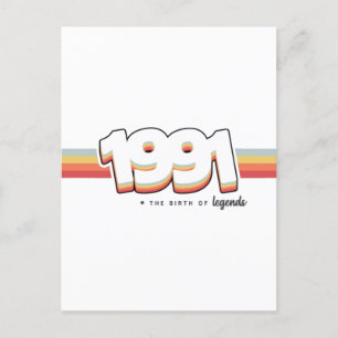 Postal 1991 El nacimiento de leyendas