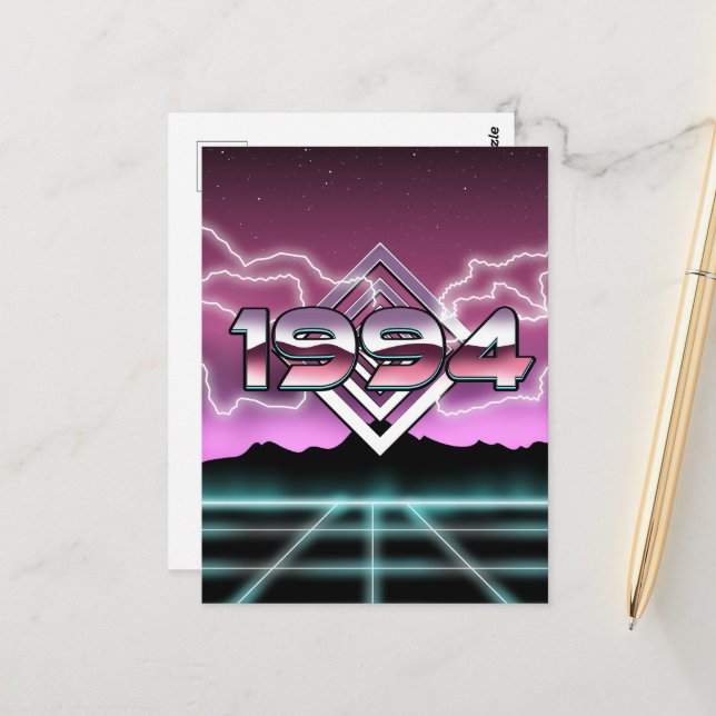 Postal 1994 Tech noir (Anverso/Reverso In Situ)