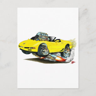 Postal 1998-2004 Corvette Amarillo convertible