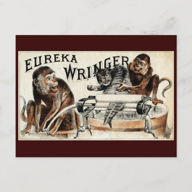 Postal 19.ª C. Eureka Wringer (Anverso)