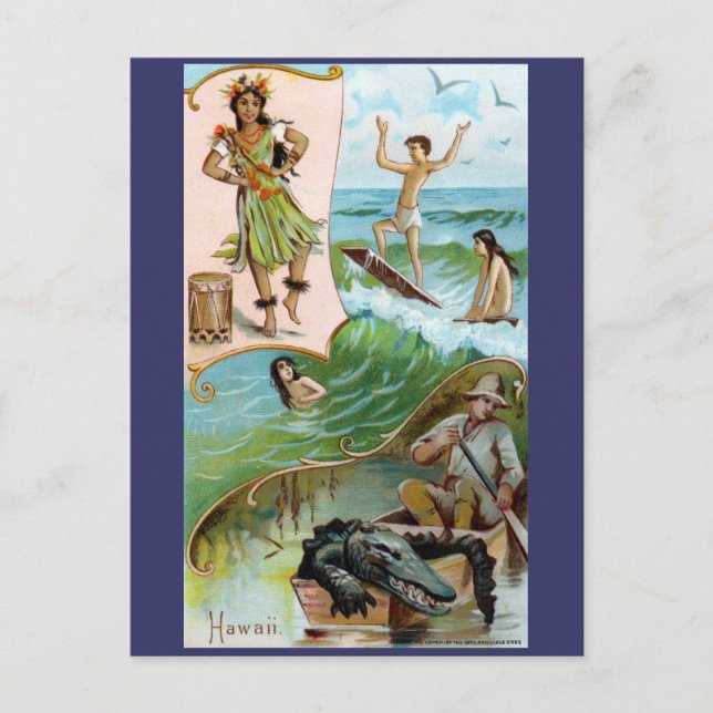 Postal 19.º C. Hawaii (Anverso)