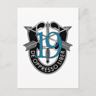 Postal 19.º Escudo del Grupo de Fuerzas Especiales