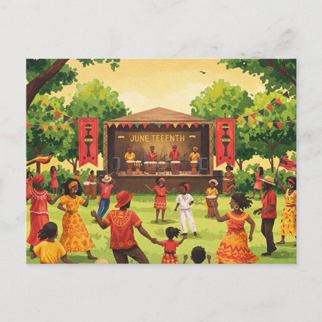 Postal 19 de junio (Anverso)